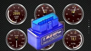 OBDII Bluetooth диагностика двигателя VW Polo Sedan программой Torque