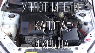 Lada Granta - дополнительные уплотнители капота и крыла.