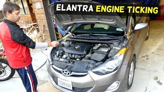 HYUNDAI ELANTRA ENGINE KNOCK TICKING NOISE