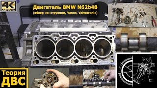 Теория ДВС: Двигатель BMW N62b48 (обзор конструкции, Vanos, Valvetronic)