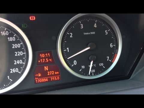 Температура масла в двигателе BMW 645 (1 часть)