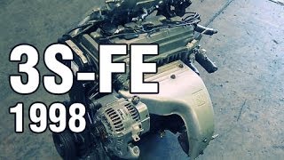 Normal sound of properly operating 3S-FE engine / Работа двигателя 3S-FE Toyota