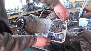 ремонт двигателя китайского скутера 139qmb