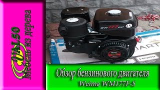 Обзор бензинового двигателя Weima WM177F-S