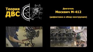 Теория ДВС: Двигатель Москвич М-412 (дефектовка и обзор конструкции)