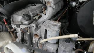 запуск двигателя Mercedes Sprinter 2.9 TDI