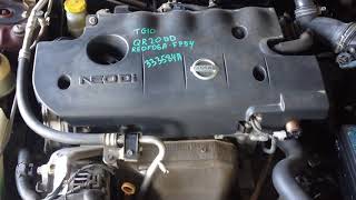 Двигатель с КПП, Nissan Bluebird Sylphy QR20-DD CVT RE0F06A FP54 FF TG10