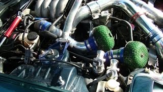 Звук роторного двигателя Mazda RX 7 rotary engine on 
