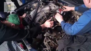 Первый пуск контрактного двигателя на Mitsubishi Diamante