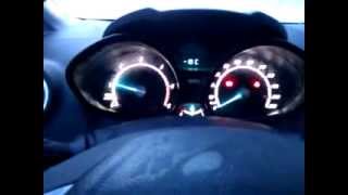 Запуск дизельного двигателя Ford Fiesta NEW(2013) 1,5л (75 к.с.), при морозе -21*С.