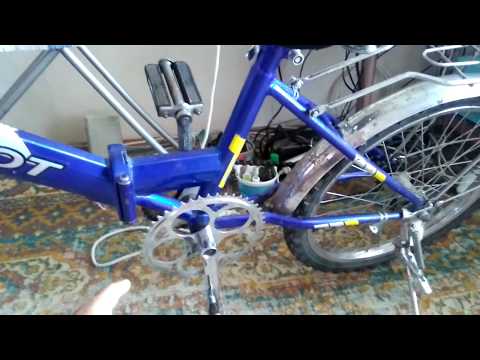 Электровелосипед с двигателем от шуруповёрта Часть 2