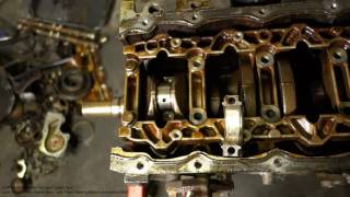 How to replace connection rod bearings Ford Zetec engine