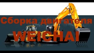 Машины ремонт, двигатель /Сборка двигателя WEICHAI WP10WD10 / Комплектация двигателя