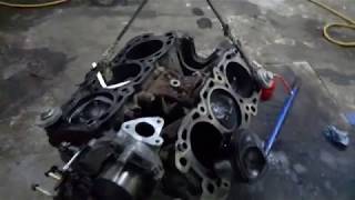 Mitsubishi Pajero ремонт двигателя 6v 24 клапана. Перегрев.