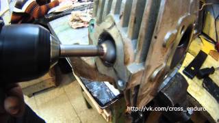 Motoland XR 250 доработка головки и коллектора (часть 1)