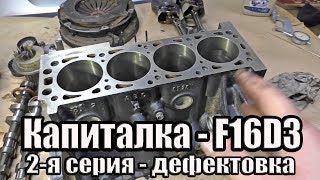 Капиталка Aveo, Cruze, Lacetti 1.6 - F16D3. Часть 2. Дефектовка Двигателя..