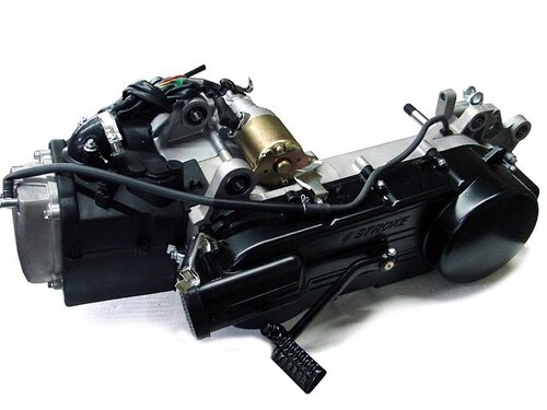 Двигатель gy6. Двигатель мотоцикла ATV 200cc GY6 Воздух-Охладил одиночный цилиндр, мотор квада