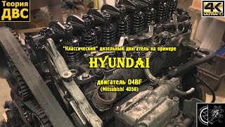 "Классический" дизельный двигатель на примере Hyundai D4BF (Mitsubishi 4D56)