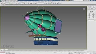 3ds Max для начинающих. Проект "Дирижабль" Моделирование двигателя (кронштейн)