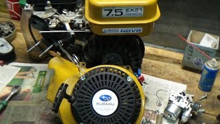 ремонт двигателя от мотоблока subaru ex21