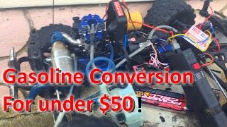 Traxxas TRX 3.3 nitro to Gas Conversion