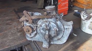 Мотоартель: Старинный двигатель мотоцикла
