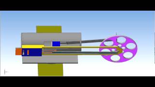 Паровой двигатель (анимация)