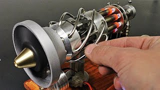 16 Cylinder Gas Powered Stirling Engine