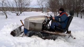 Движок от Оки, мосты от жигулей, раздатка от Нивы коробка от Оки. 18.01.2017