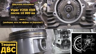 Теория ДВС: Китайский мотоцикл Viper V250 VXR после 10 000 км часть 1 (двигатель, эффект Suprotec?)