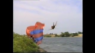 Как всё начиналось - «улётный» видеоклип. Гидроцикл с подвесным лодочным мотором и парашют.