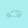 Автомобильная икона | Векторный клипарт