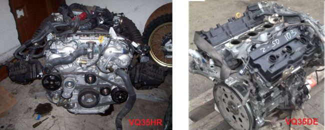 Двигатели VQ35HR и VQ35DE