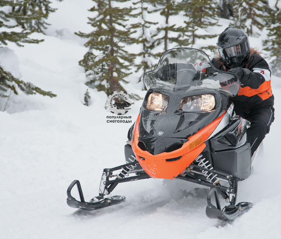 Arctic Cat F5 LXT в стандартной комплектации оснащён электростартером и универсальной эргономикой.