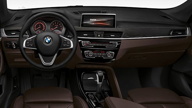 Салон BMW X1 F48 с пакетом XLine